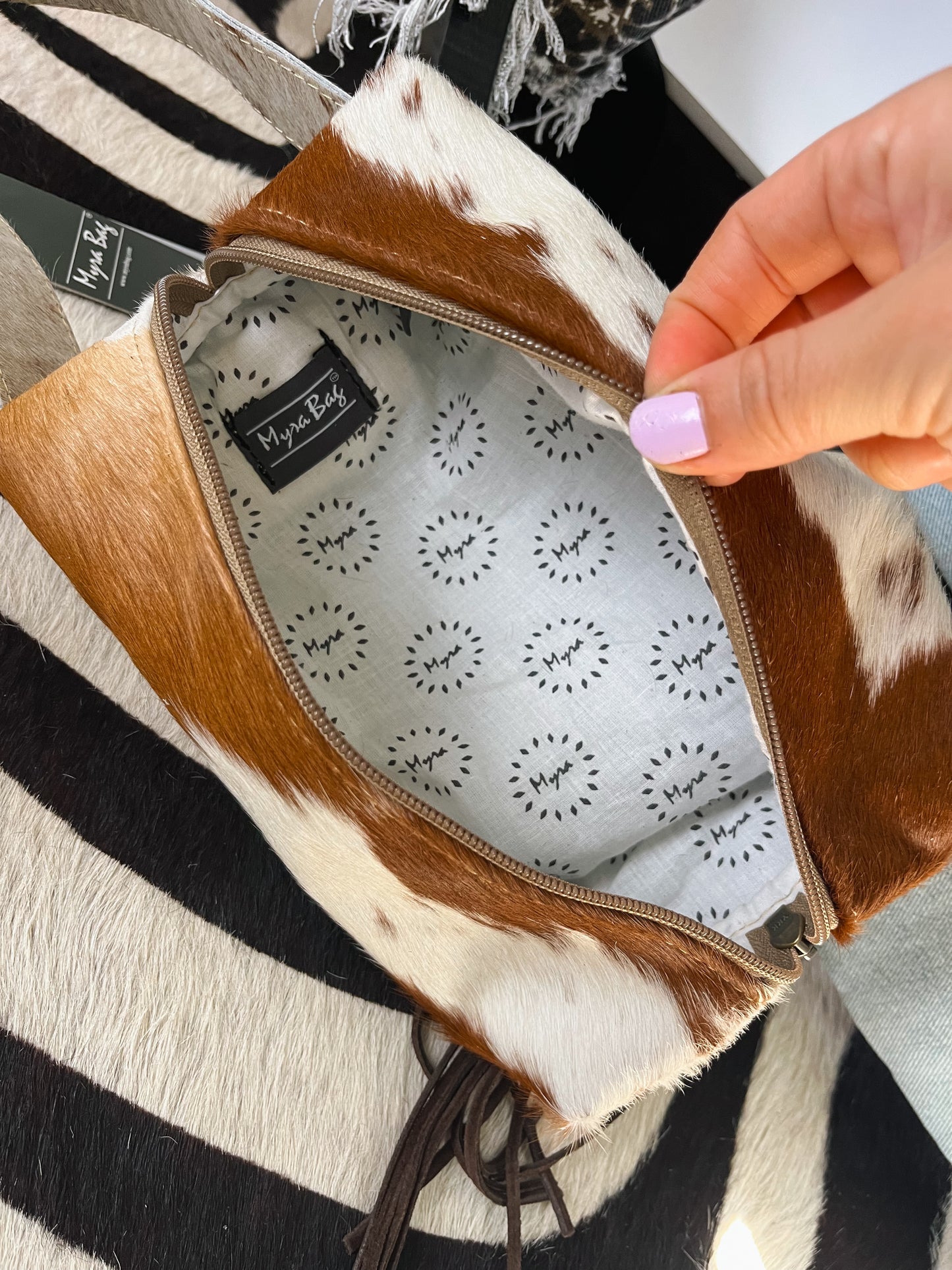 The Cowhide Shaving Bag