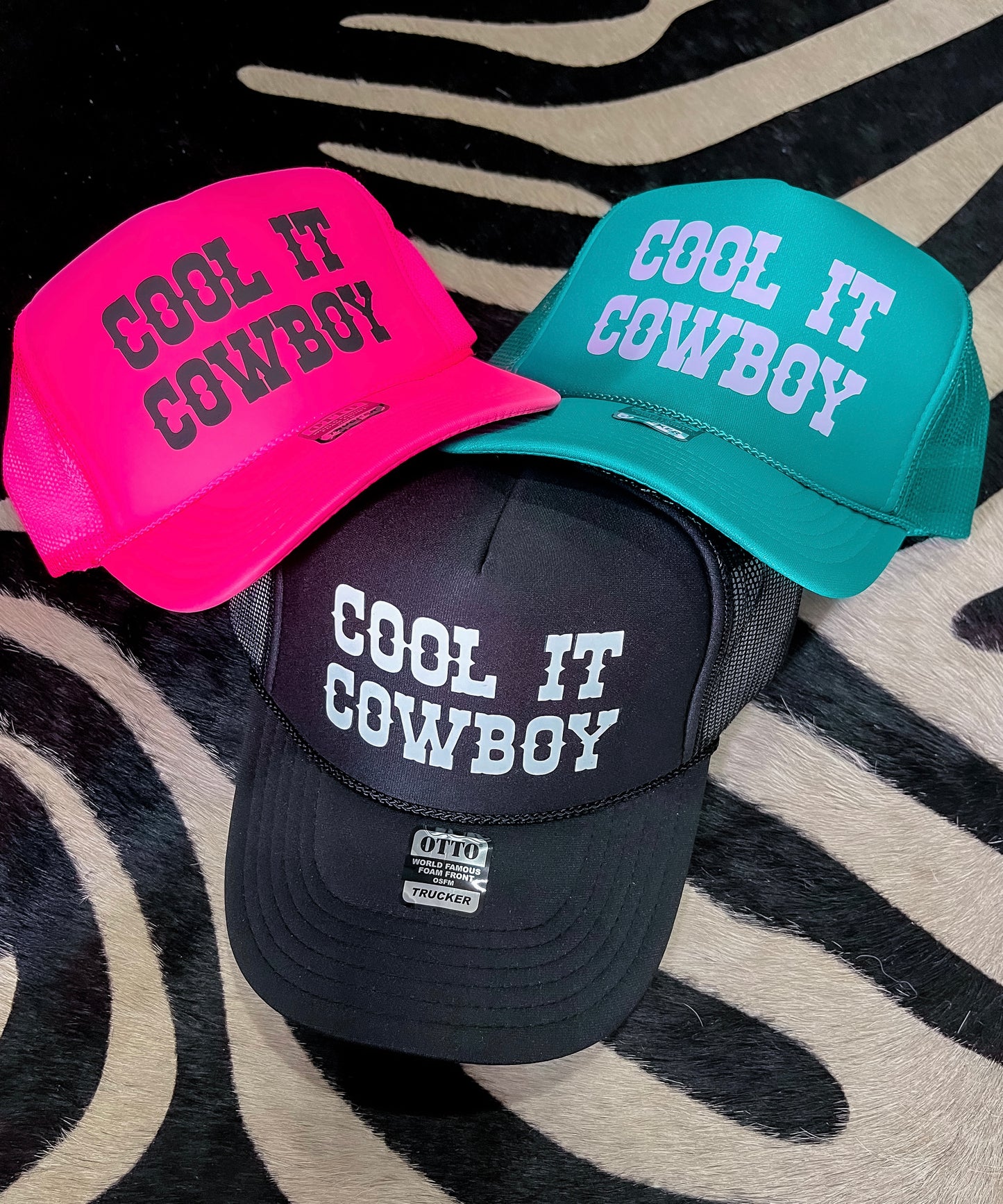 The Cool It Cowboy Trucker Hat (3 colors)