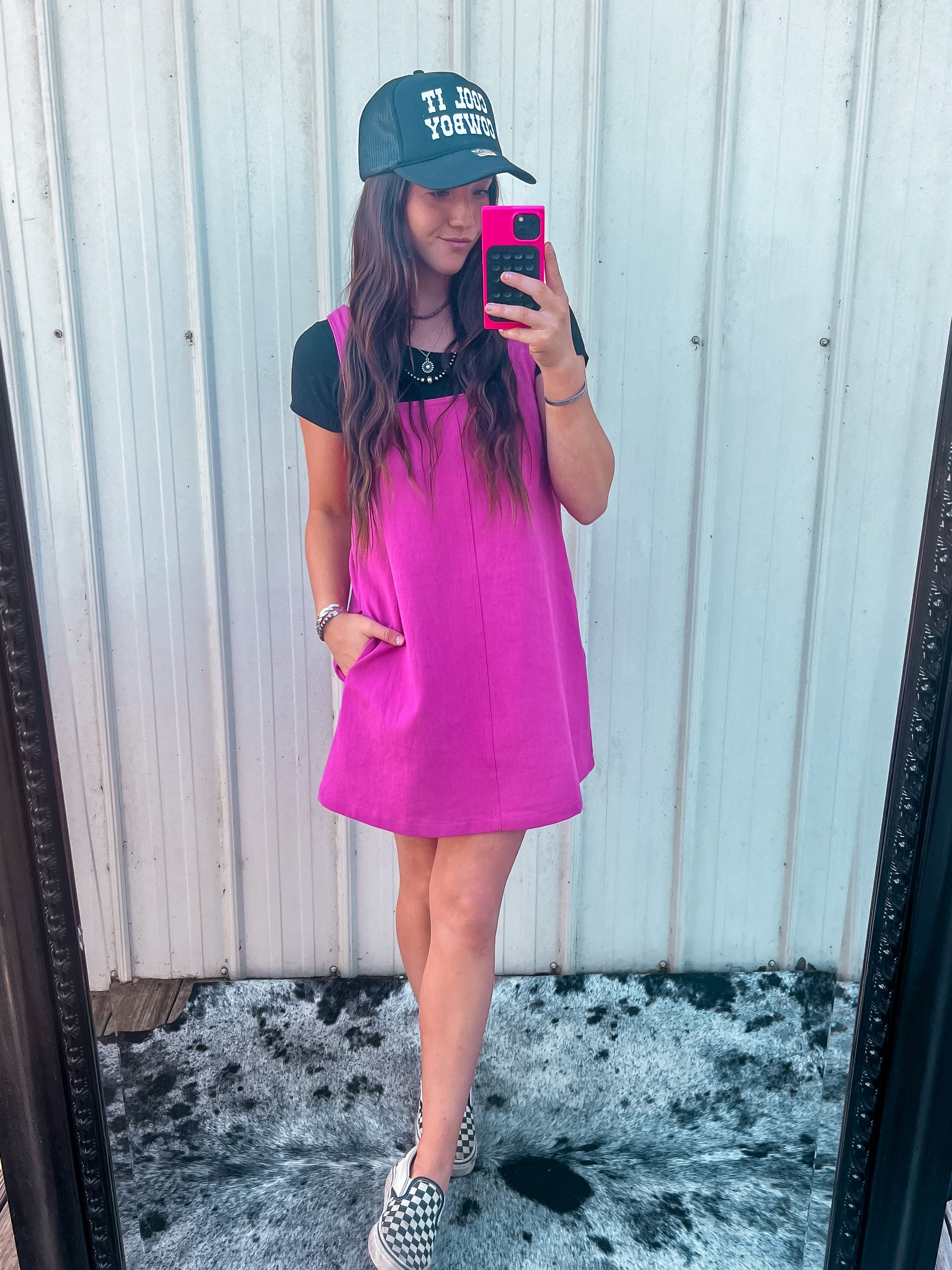 The Pink Denim Dress The Pink Denim Dress