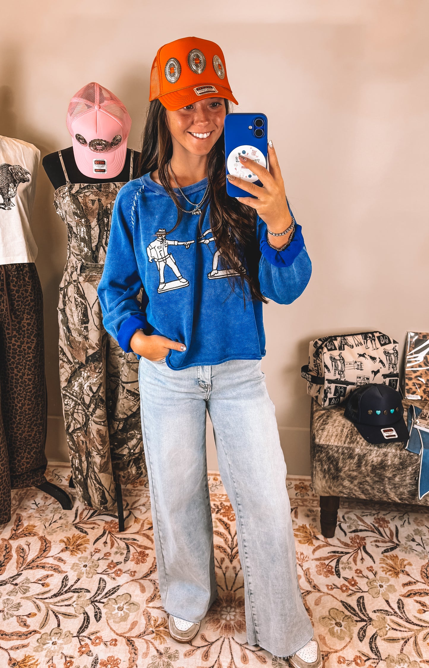 The Cobalt Cowboys Crewneck