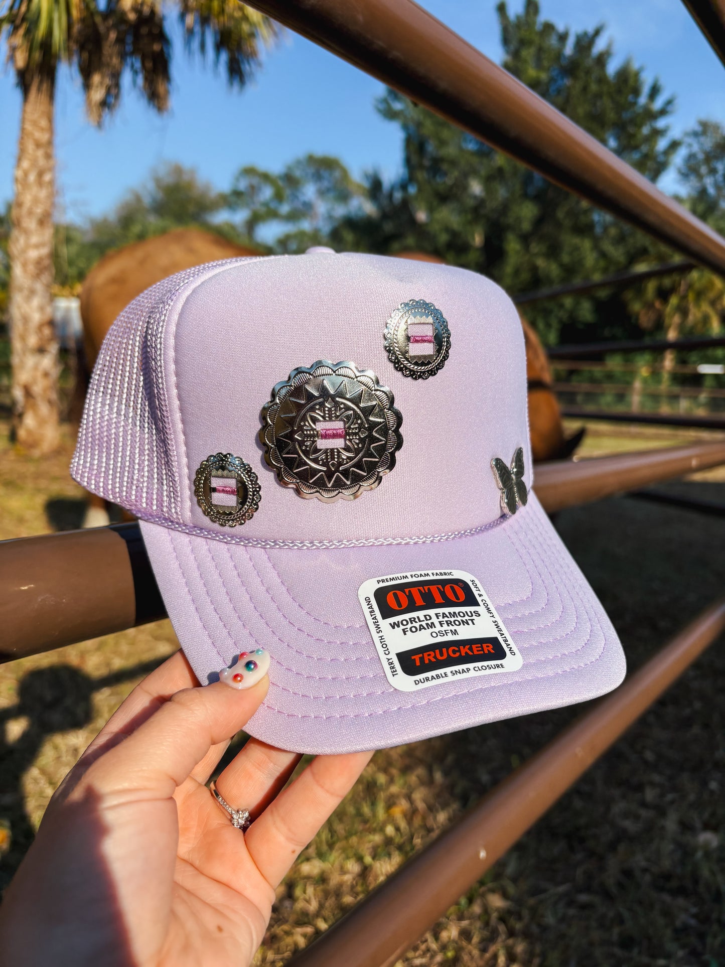 #10 Lavender Butterfly Hat