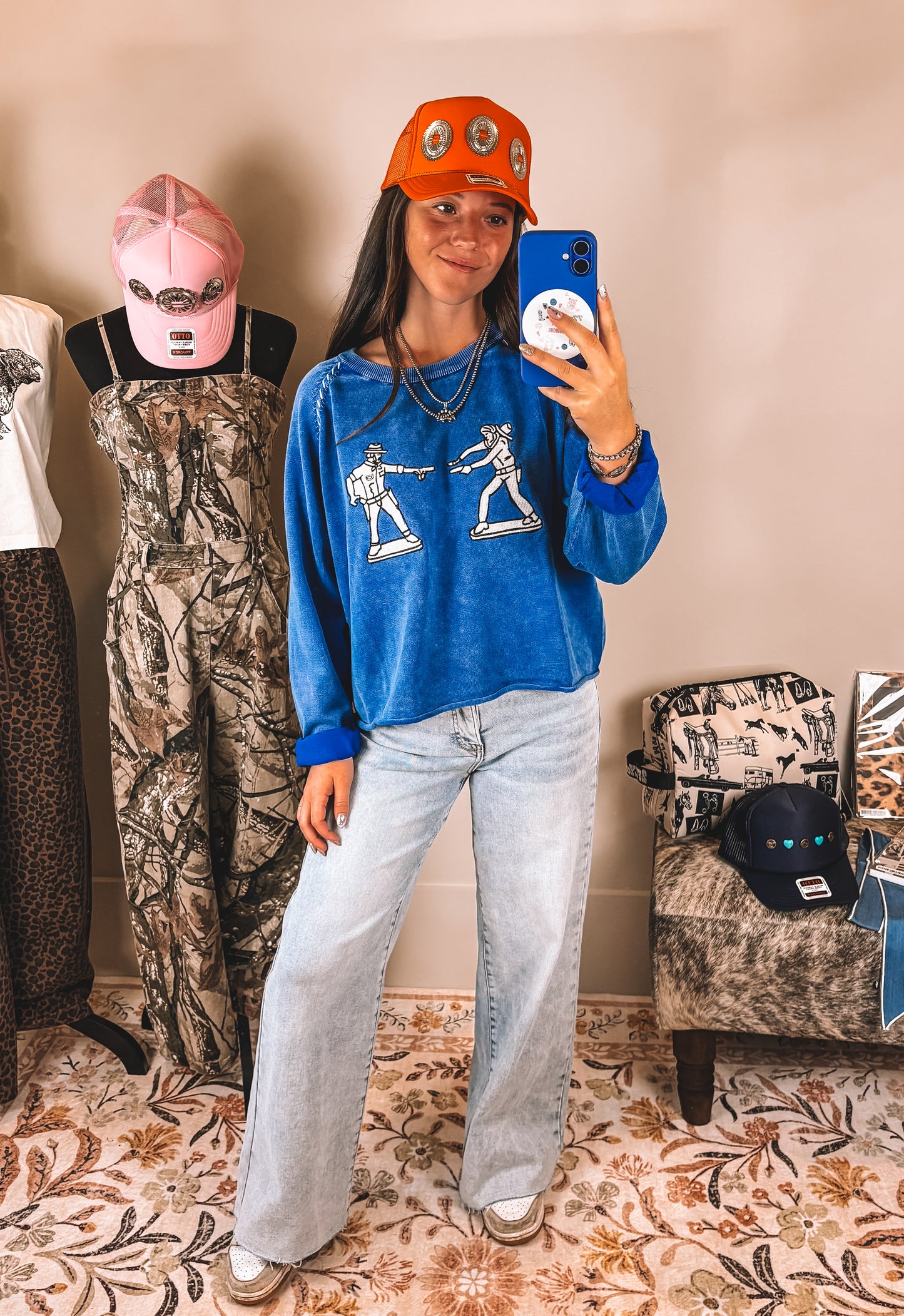 The Cobalt Cowboys Crewneck