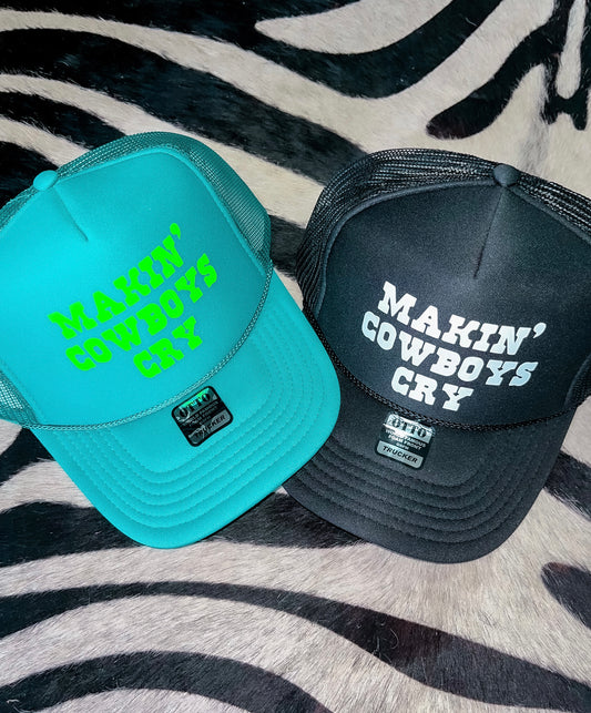 The Makin' Cowboys Cry Trucker Hat (2 colors)