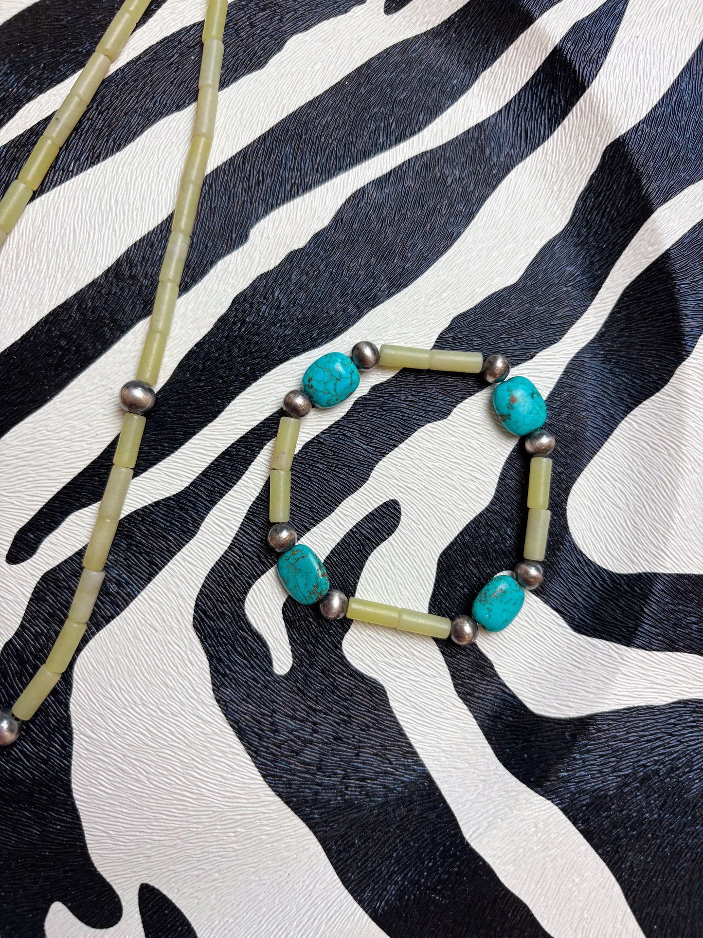 Jade & Turq Bracelet - average