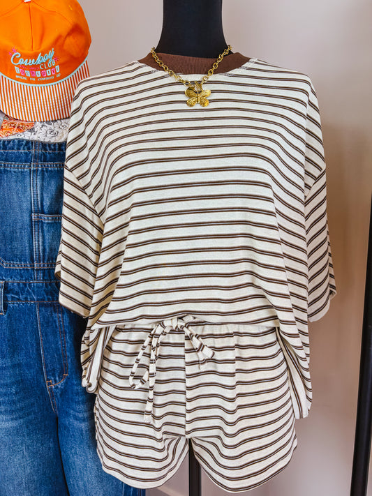 The Striped Set - Mocha