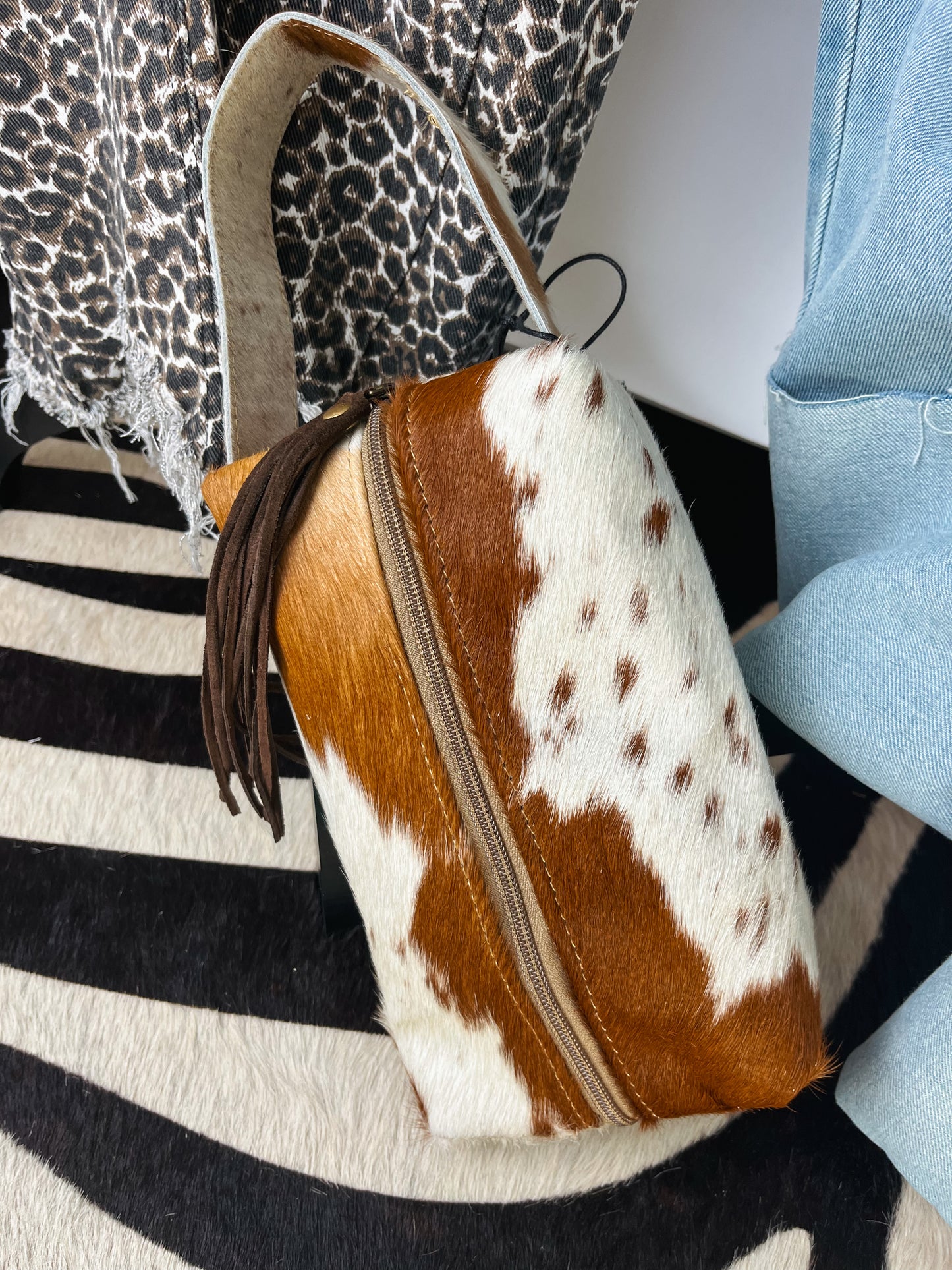 The Cowhide Shaving Bag