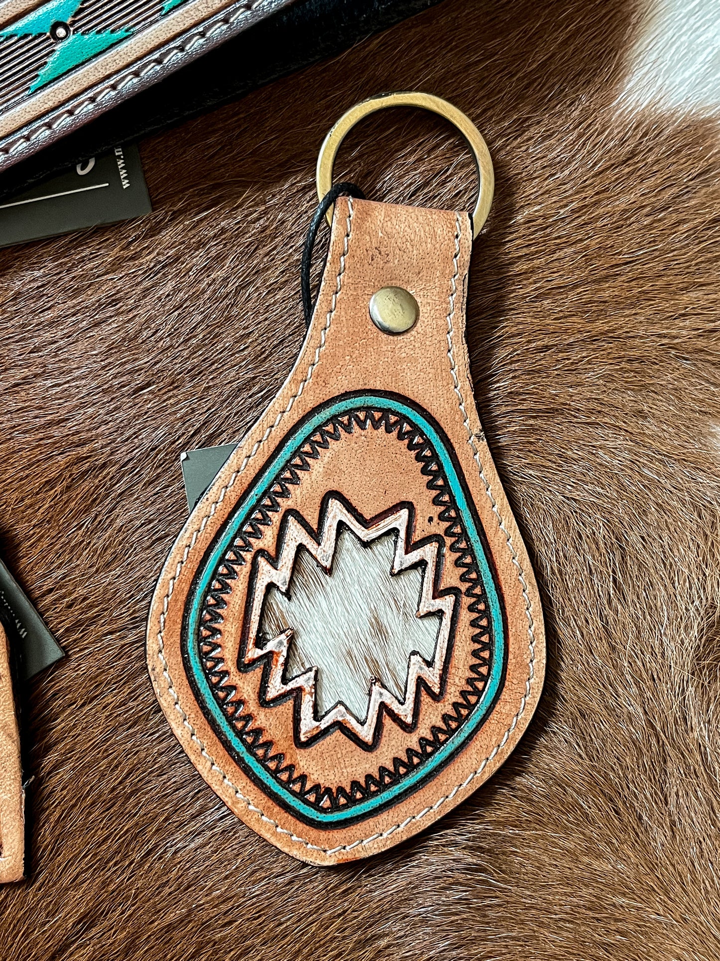 The Tooled Leather Keychains
