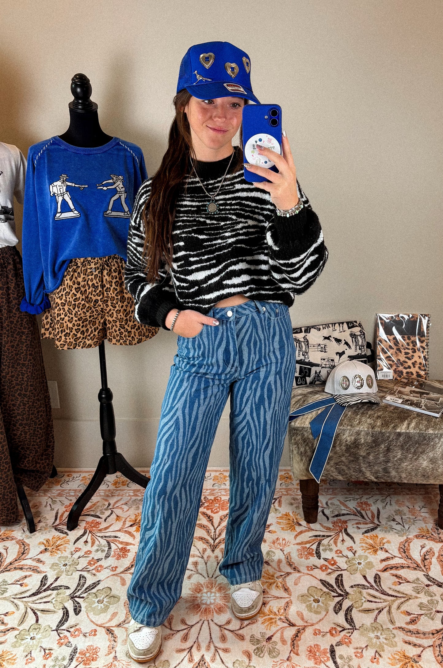 The Zebra Denim Jeans