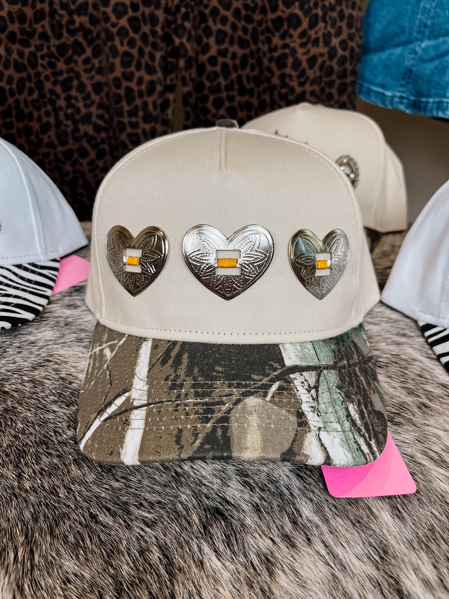 #3 Camo Heart Hat