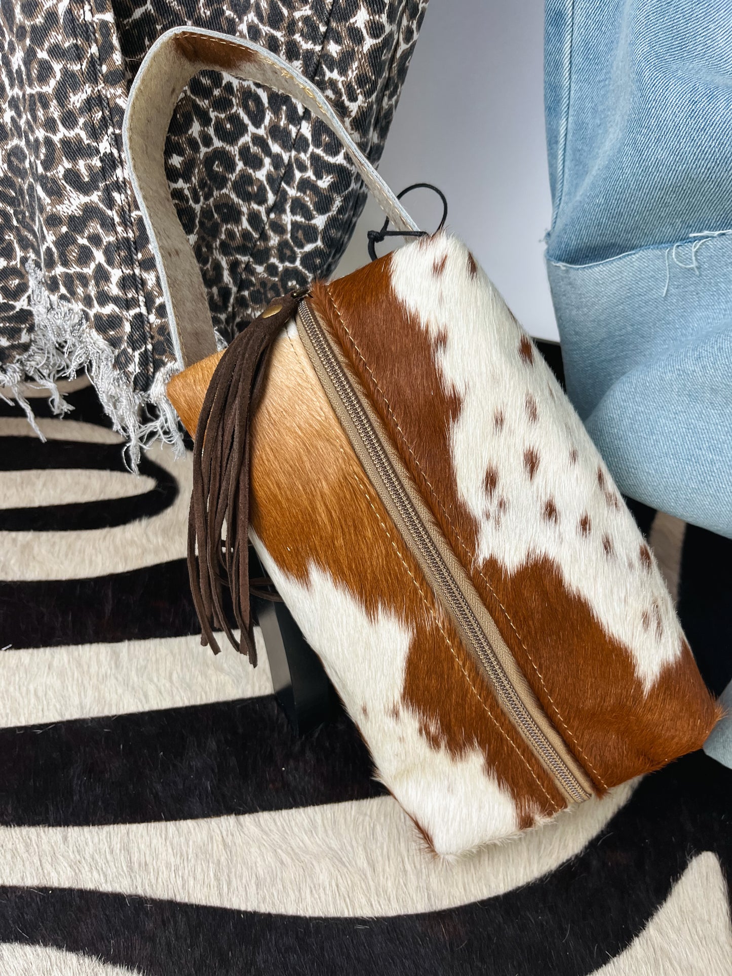 The Cowhide Shaving Bag