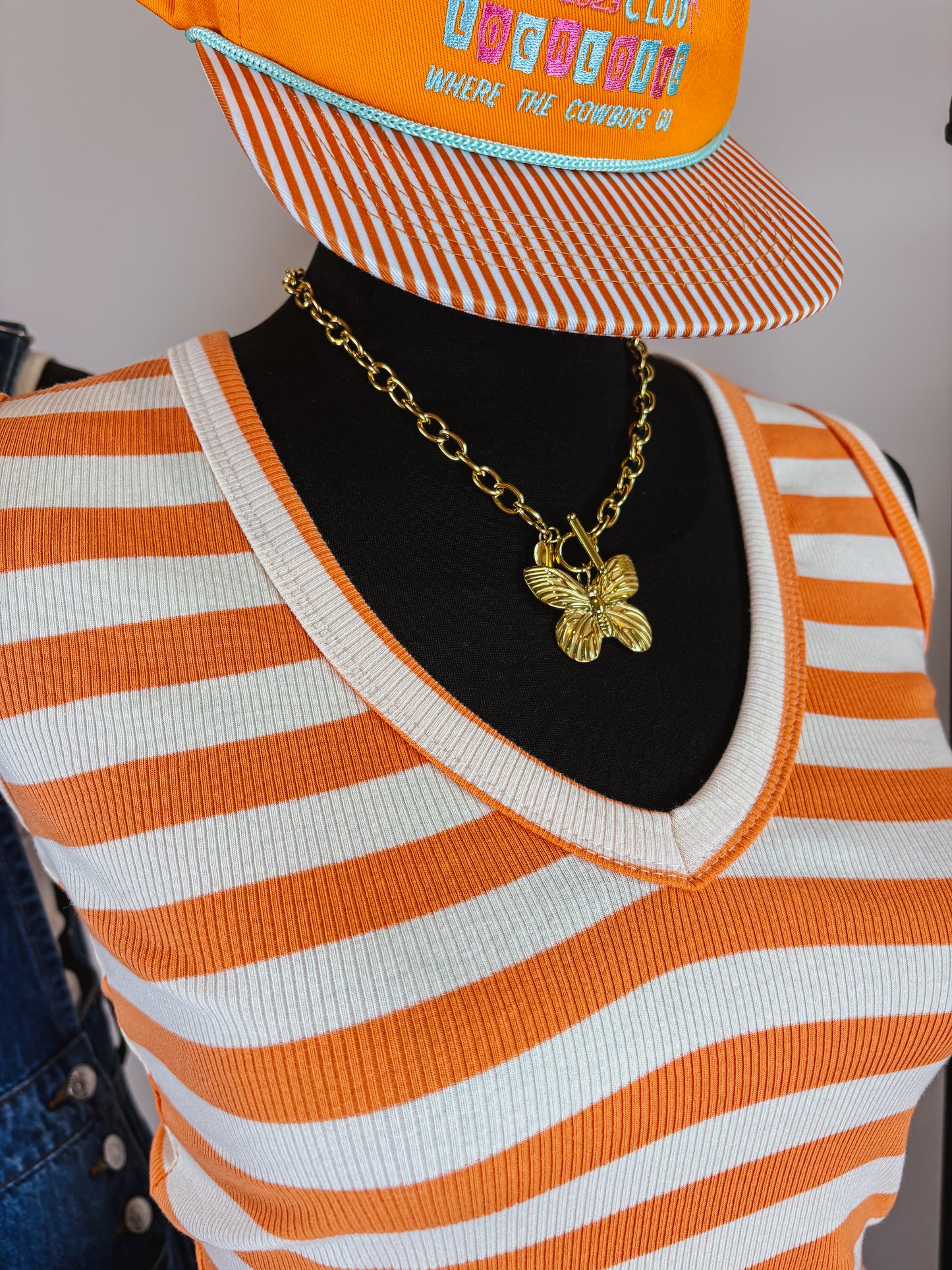 The Ella Stripe Tank