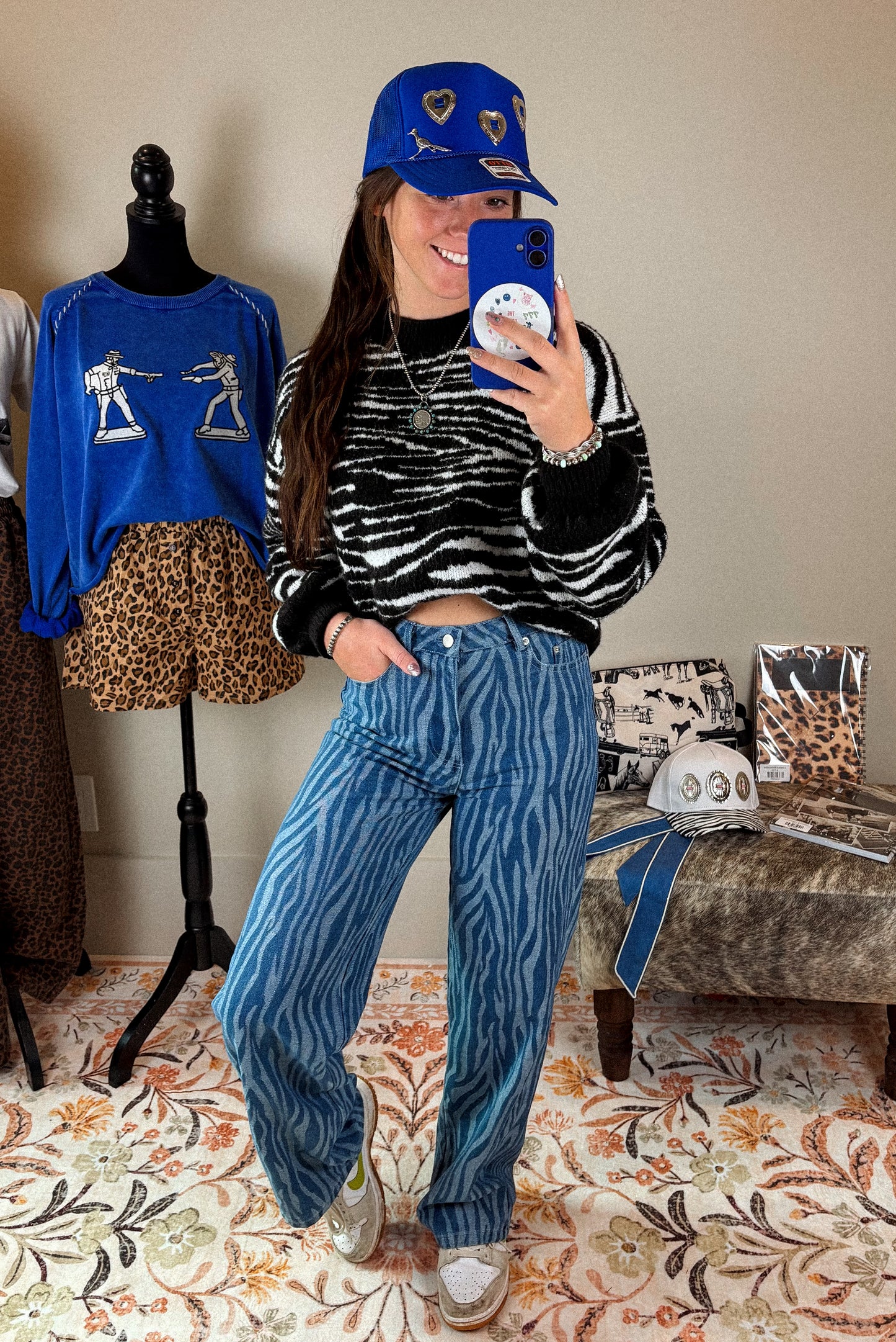 The Zebra Denim Jeans