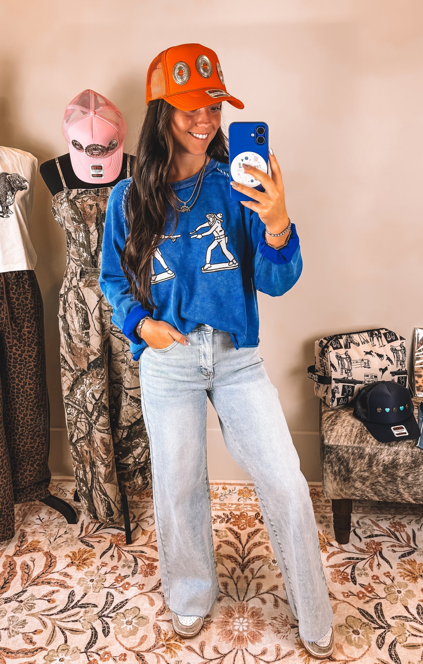 The Cobalt Cowboys Crewneck