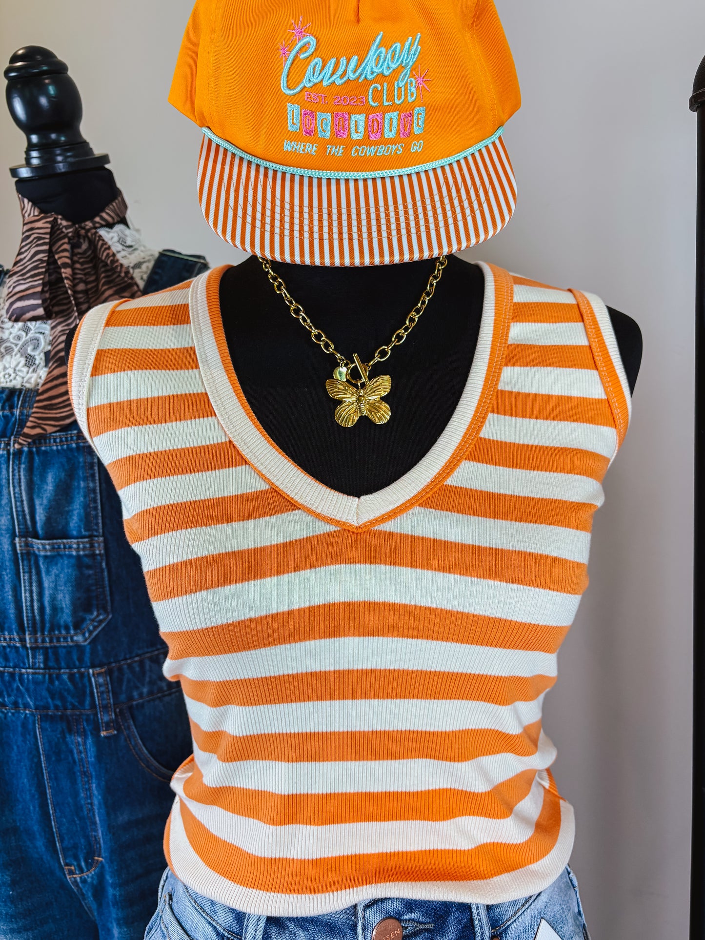 The Ella Stripe Tank