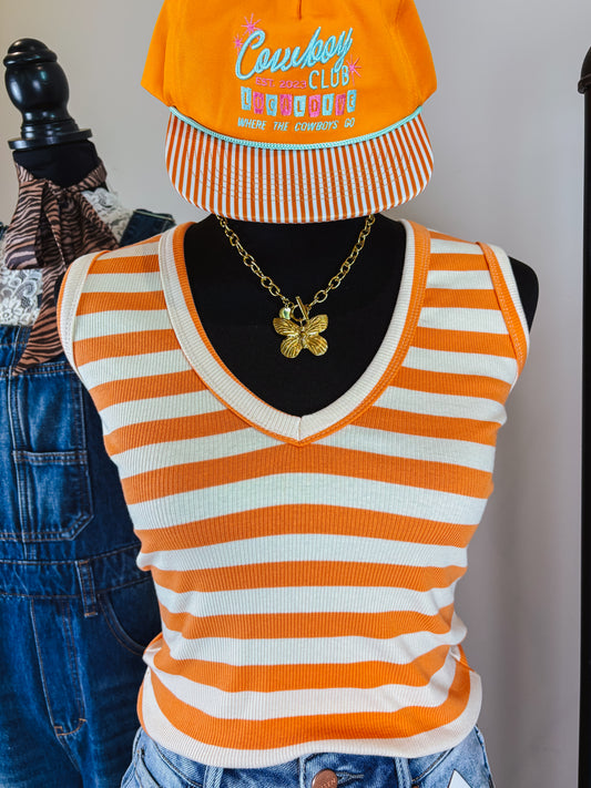 The Ella Stripe Tank