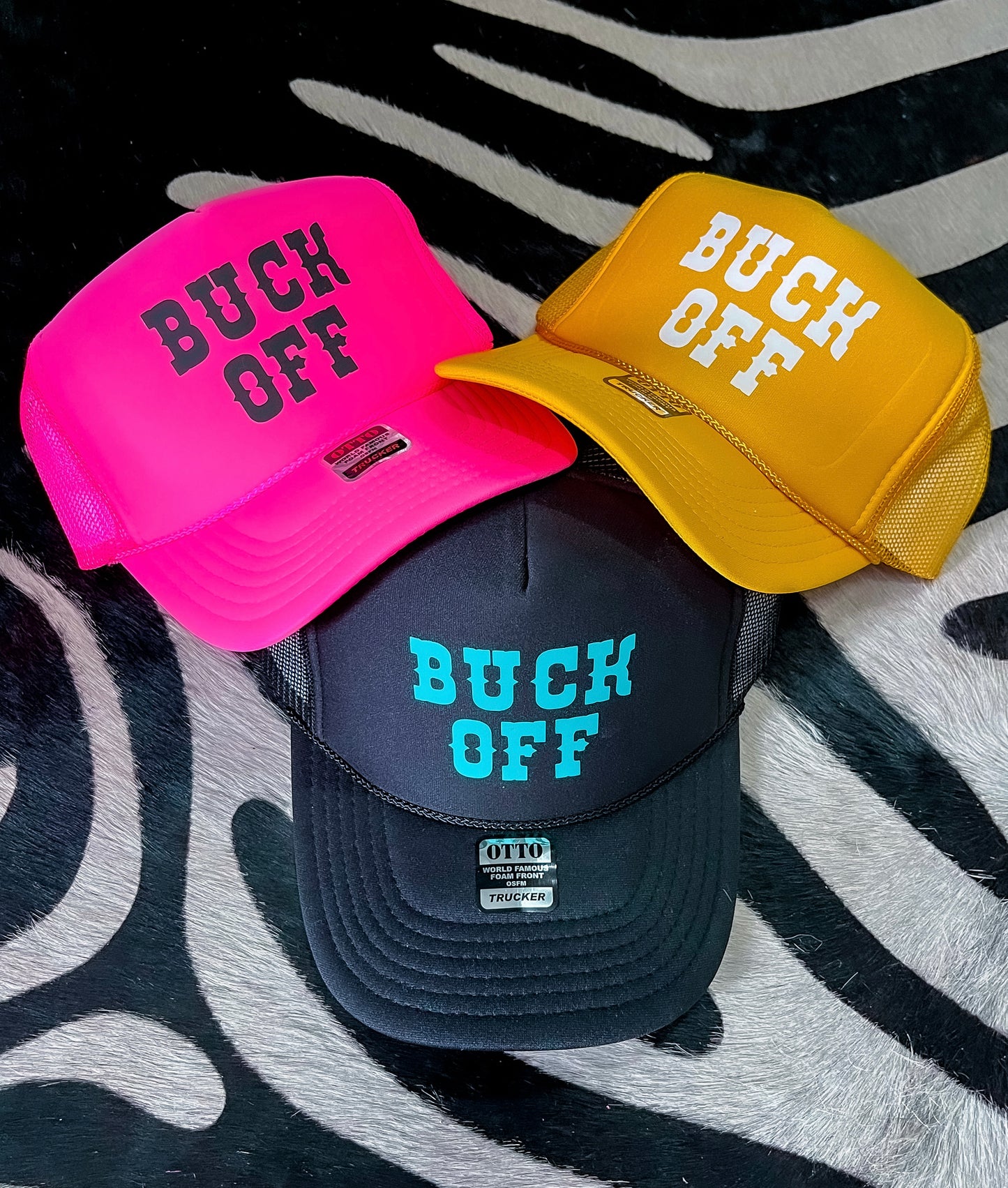 The Buck Off Trucker Hat (3 colors)