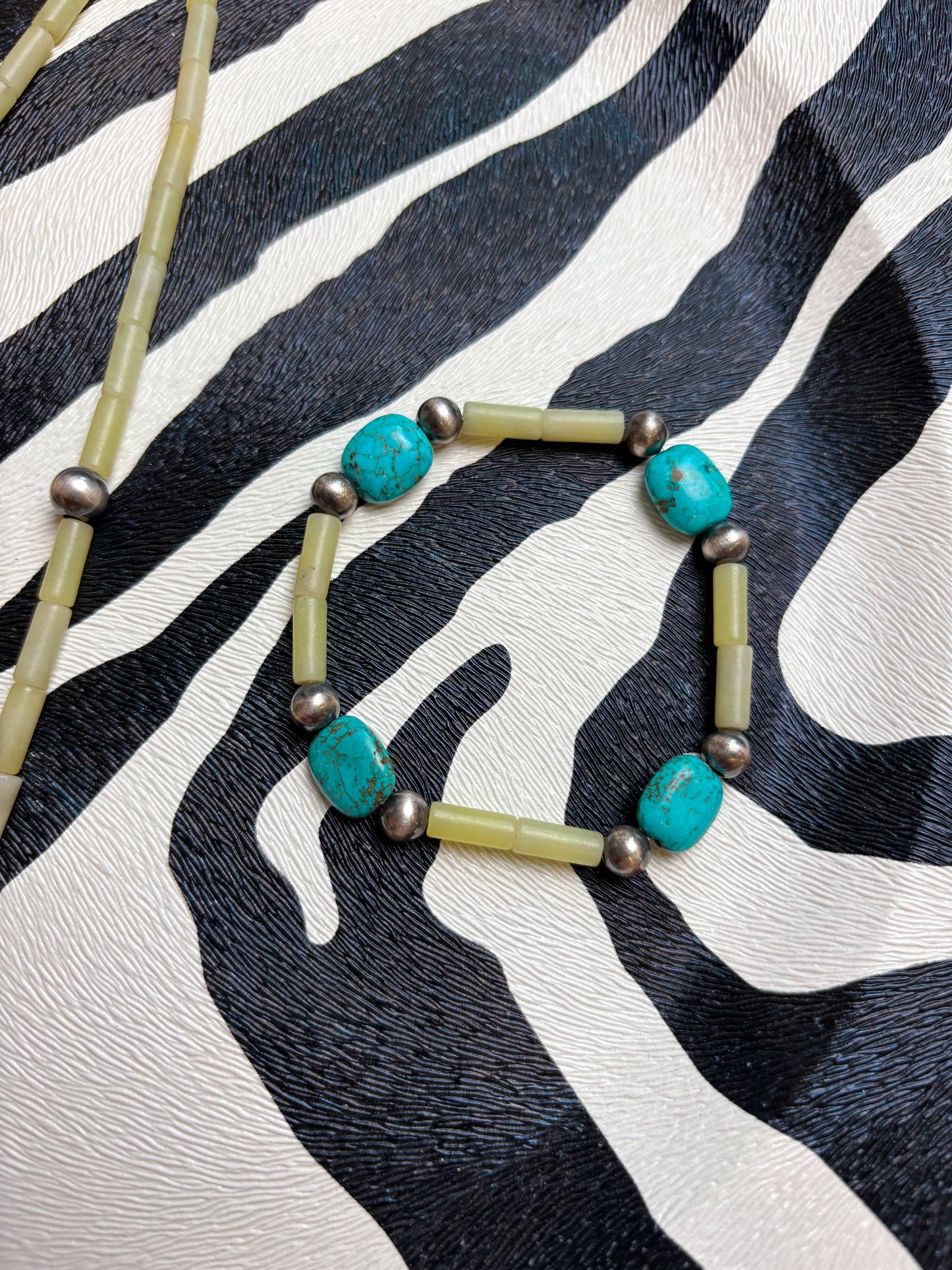 Jade & Turq Bracelet - average