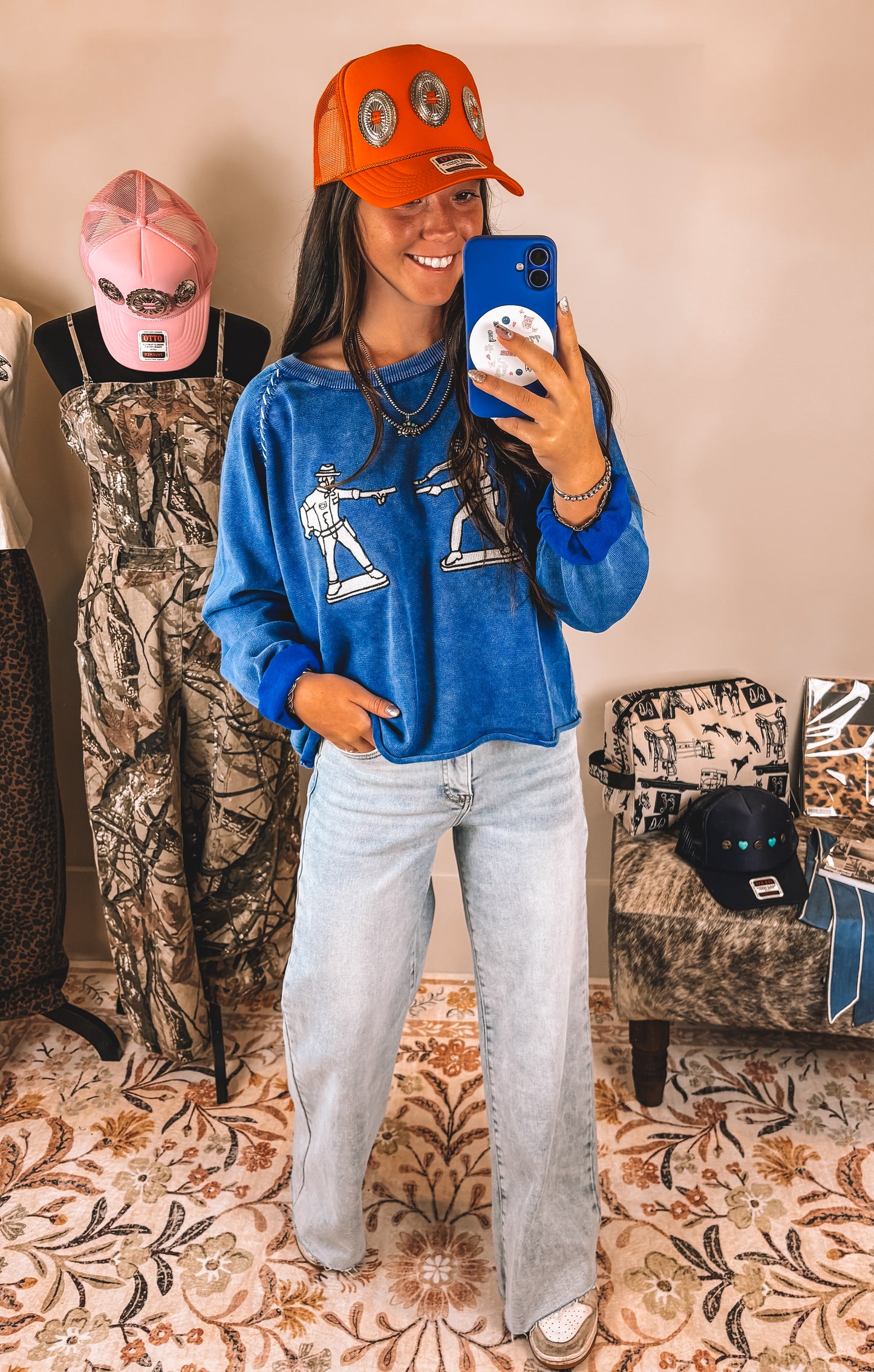 The Cobalt Cowboys Crewneck