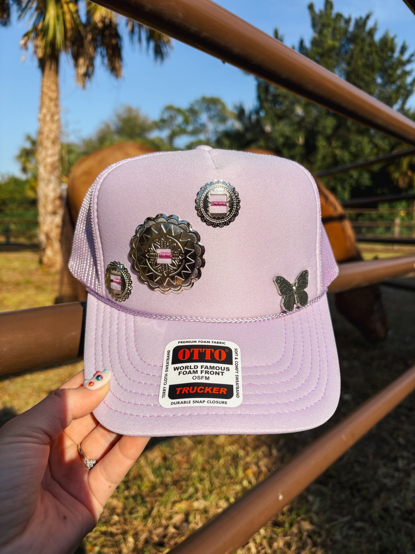 #10 Lavender Butterfly Hat