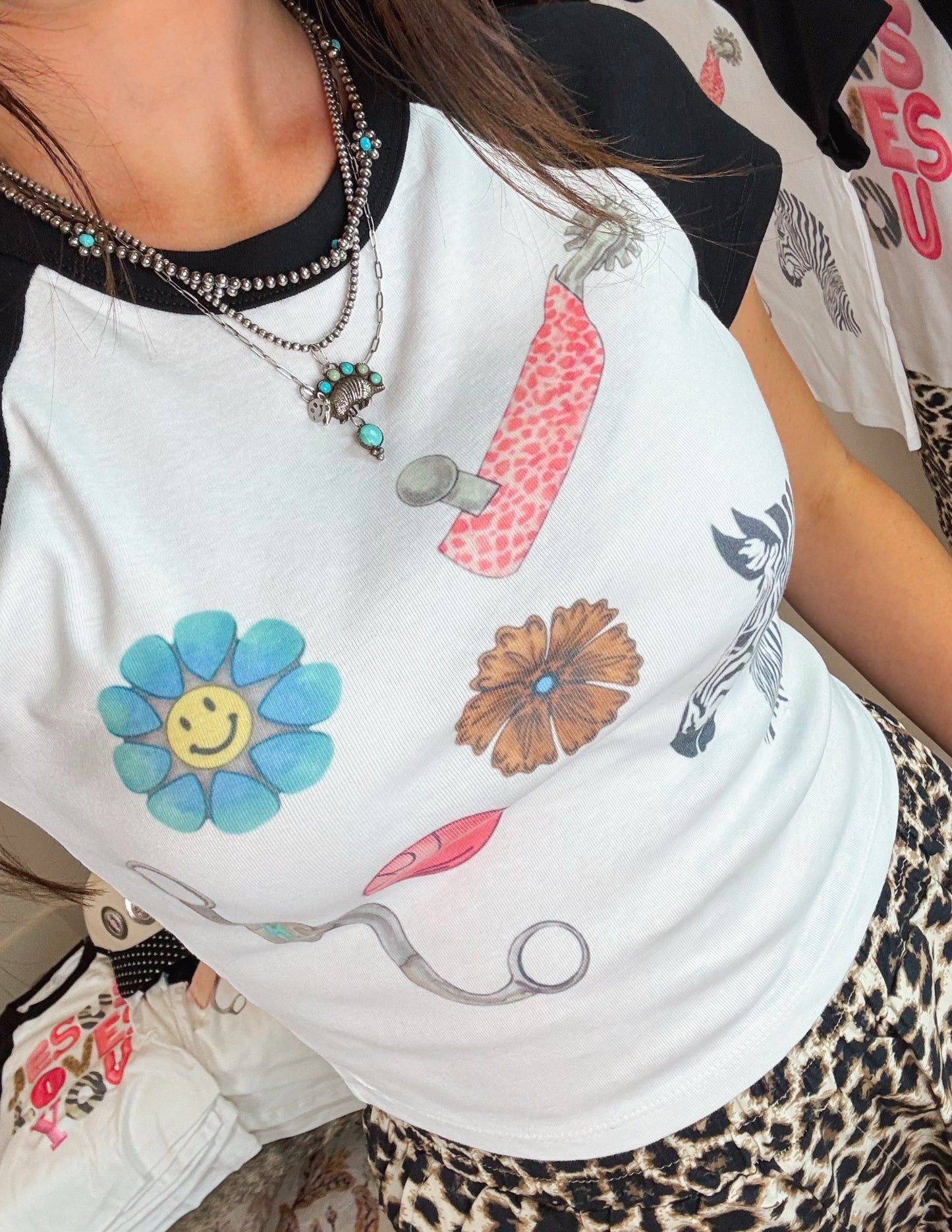 The Cowgirl Trinkets Baby Tee