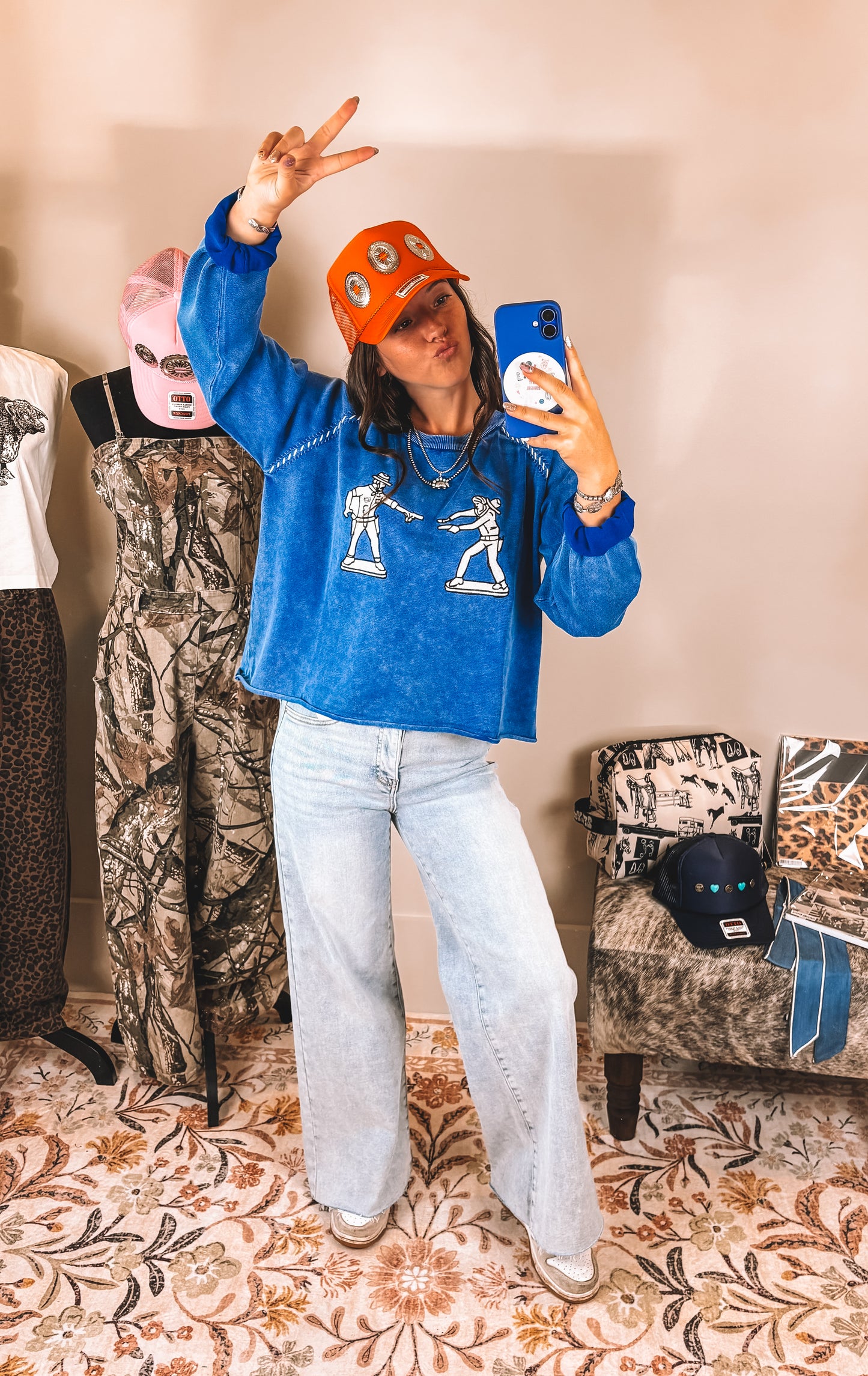 The Cobalt Cowboys Crewneck