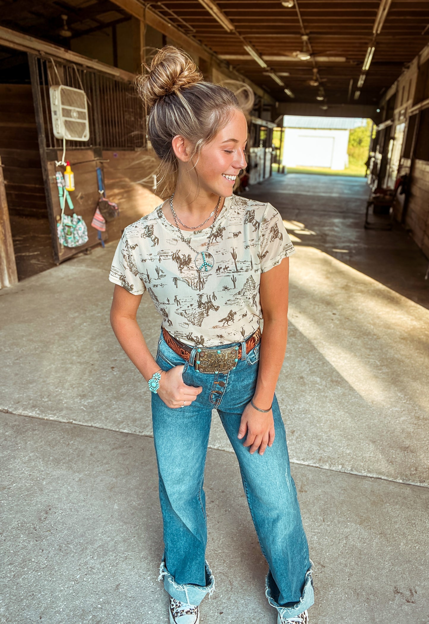 The Cowboys At Work Mesh Top