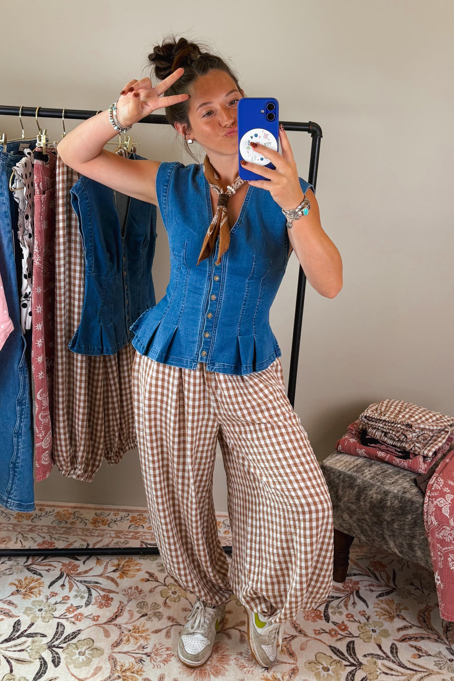 The Teddy Gingham Pants
