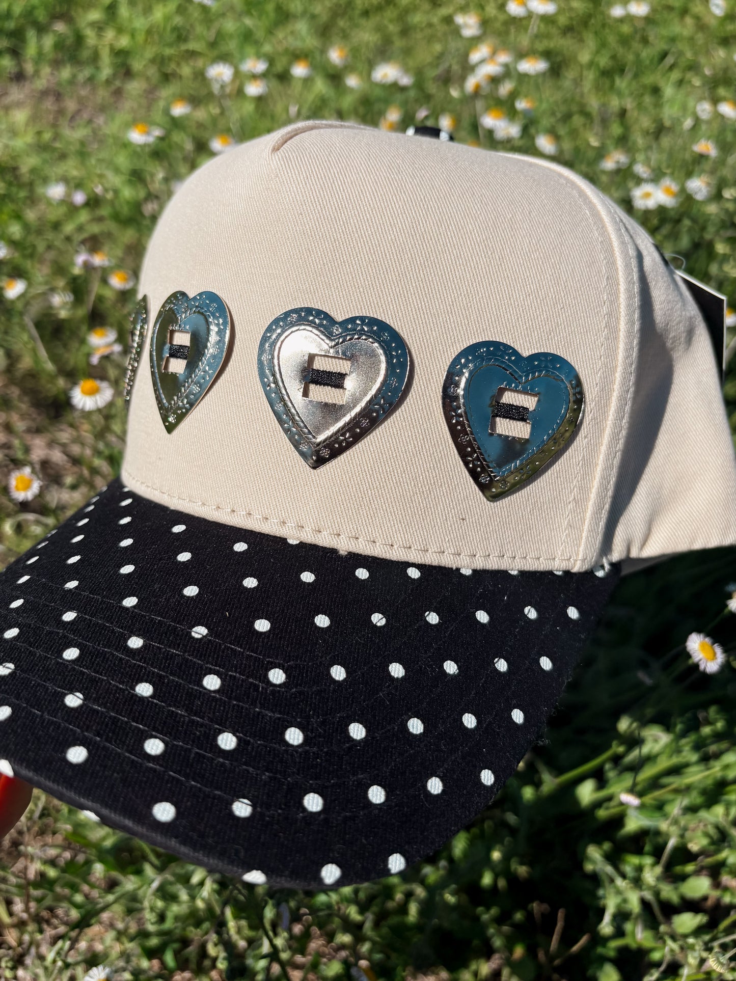 #33 Polka Dot & Hearts Hat