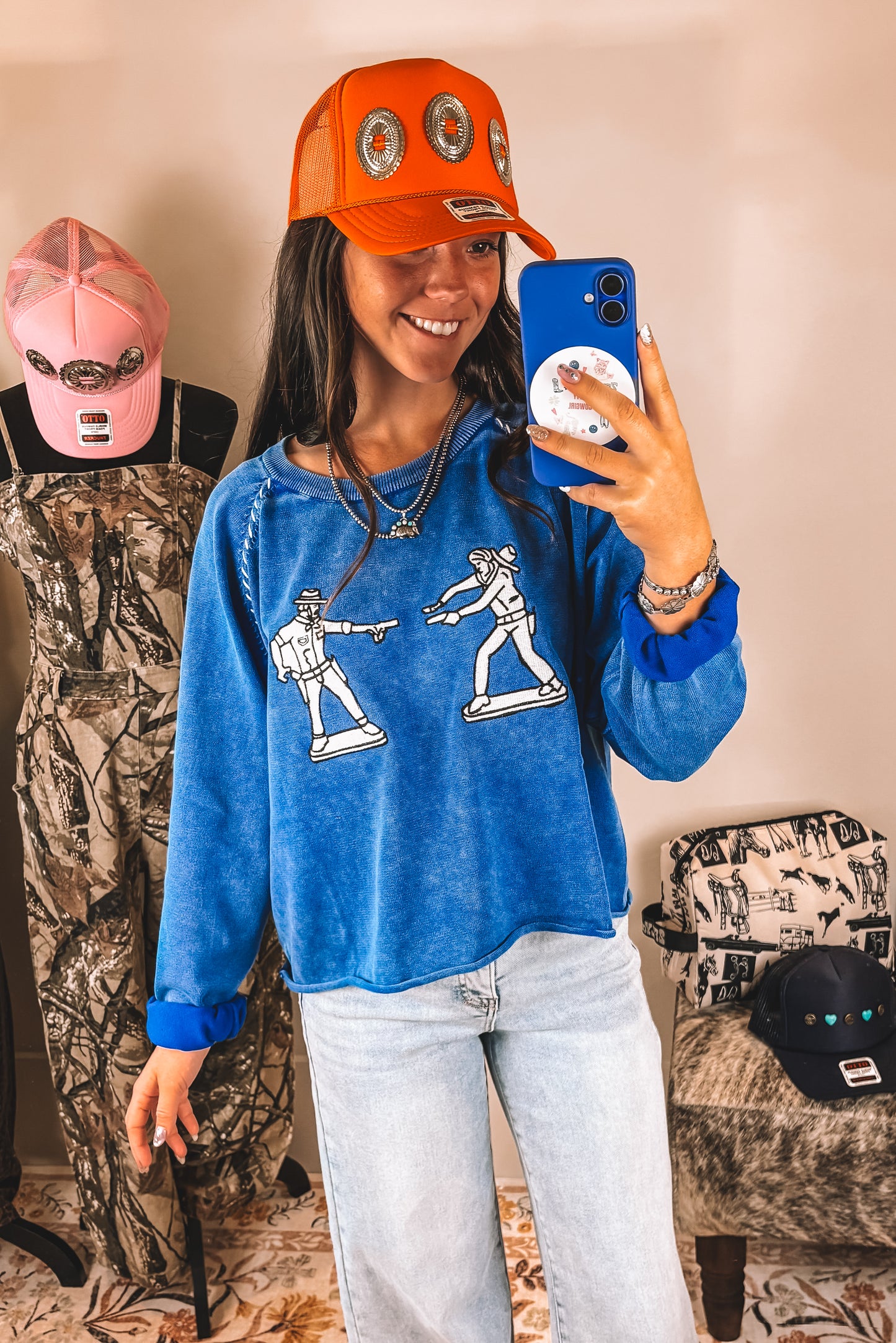 The Cobalt Cowboys Crewneck