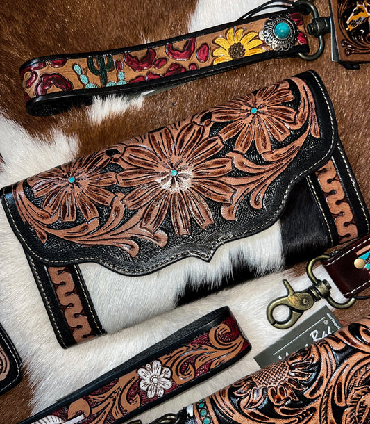 The Tooled Cowhide Wallet