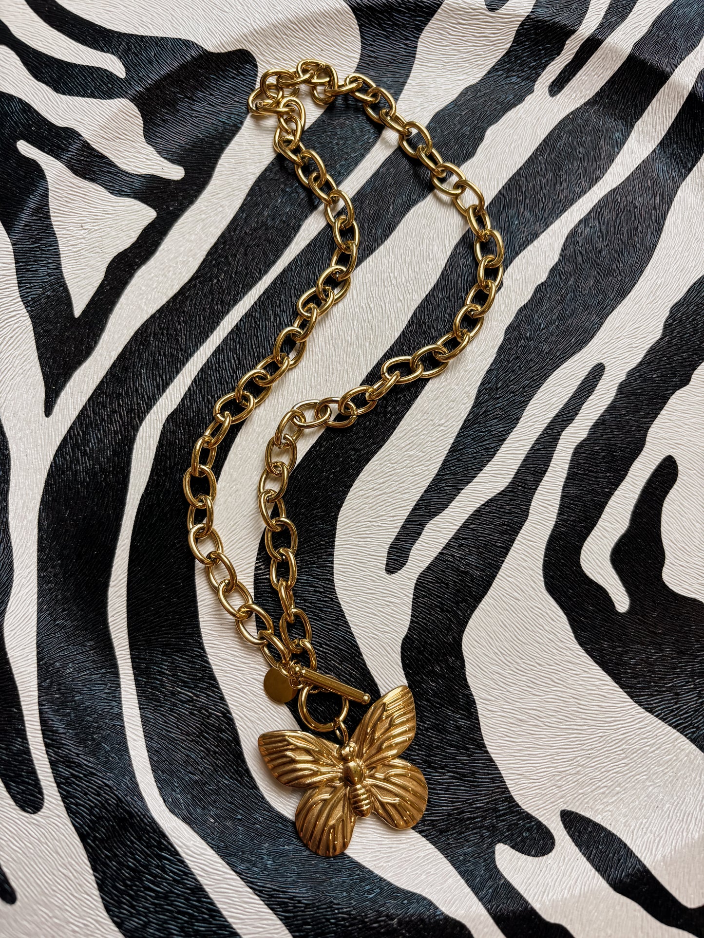 Gold Butterfly Necklace