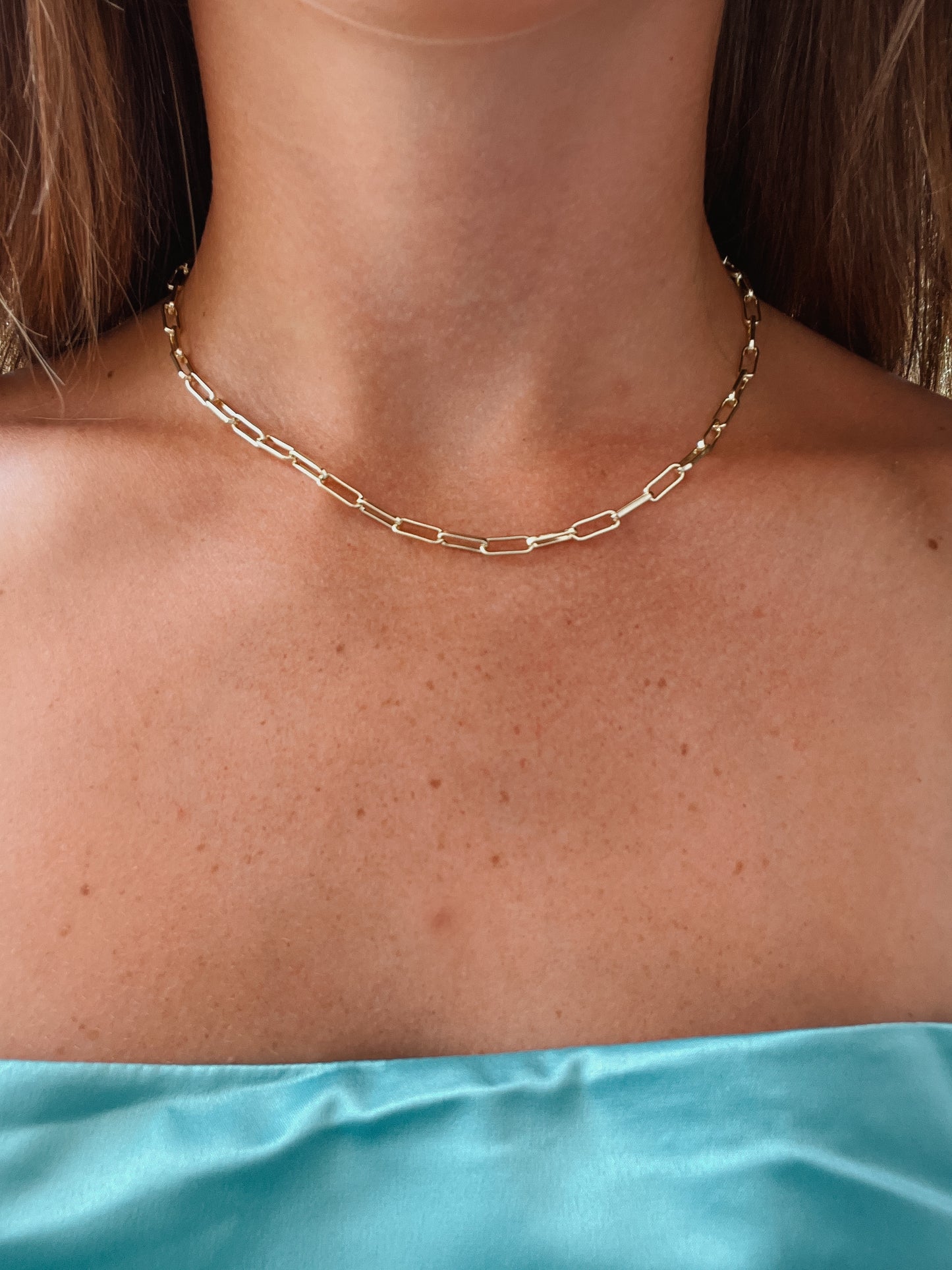 The Paperclip Chain Choker- 2 options